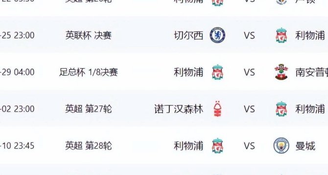 英联杯夺冠次数榜：利物浦10次居首，曼市双雄排名二三